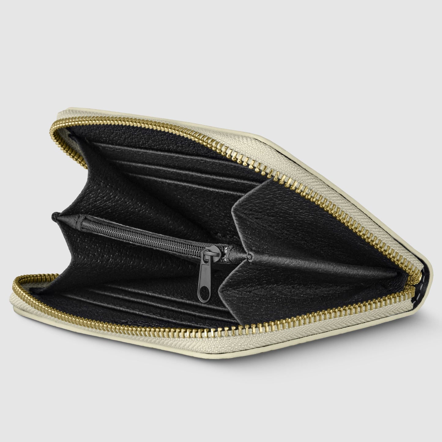 Italian Genuine Metallic Calf Leather Wallet 650988