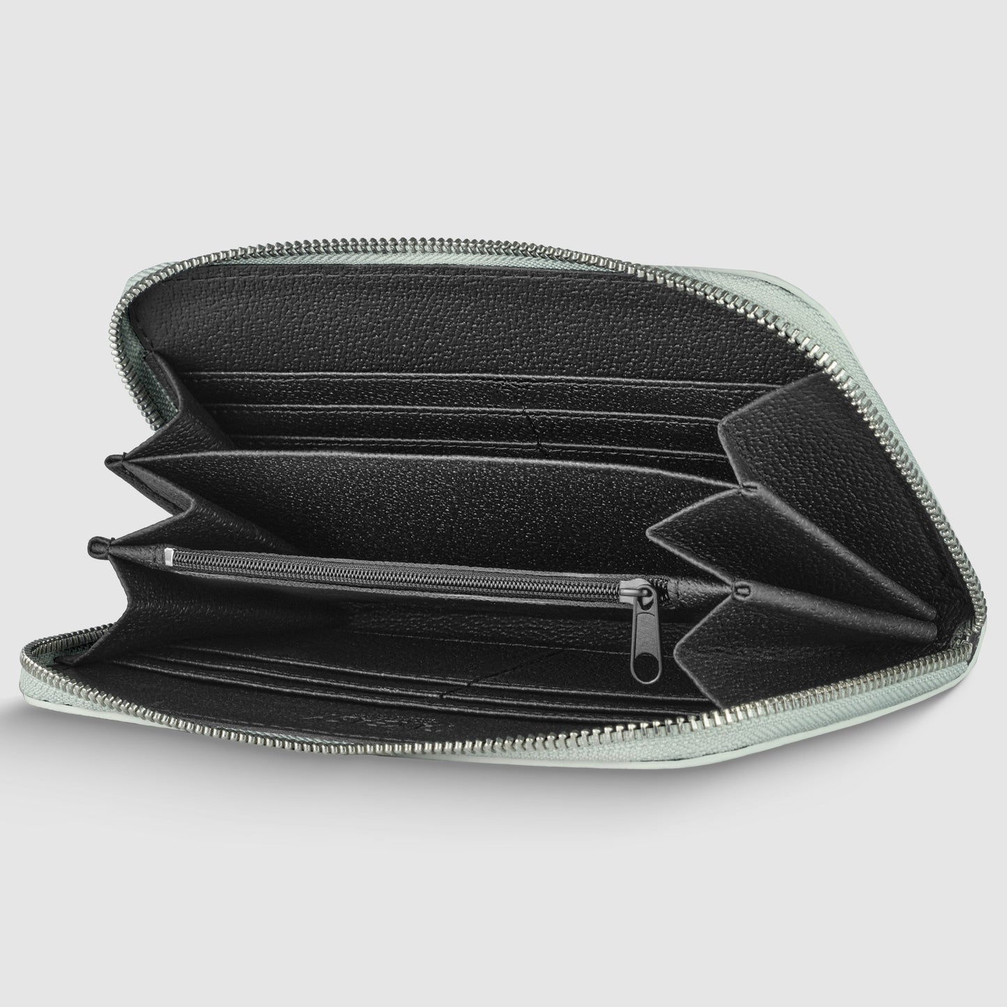 Italian Genuine Metallic Calf Leather Wallet 651088