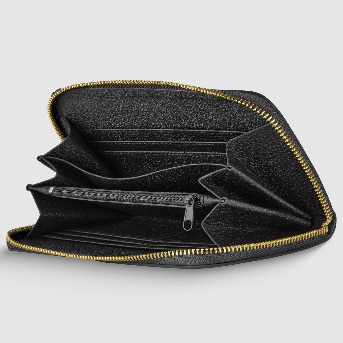 Italian Genuine Metallic Calf Leather Wallet 651088