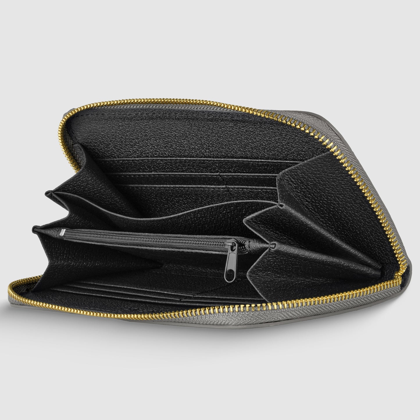 Italian Genuine Metallic Calf Leather Wallet 651088