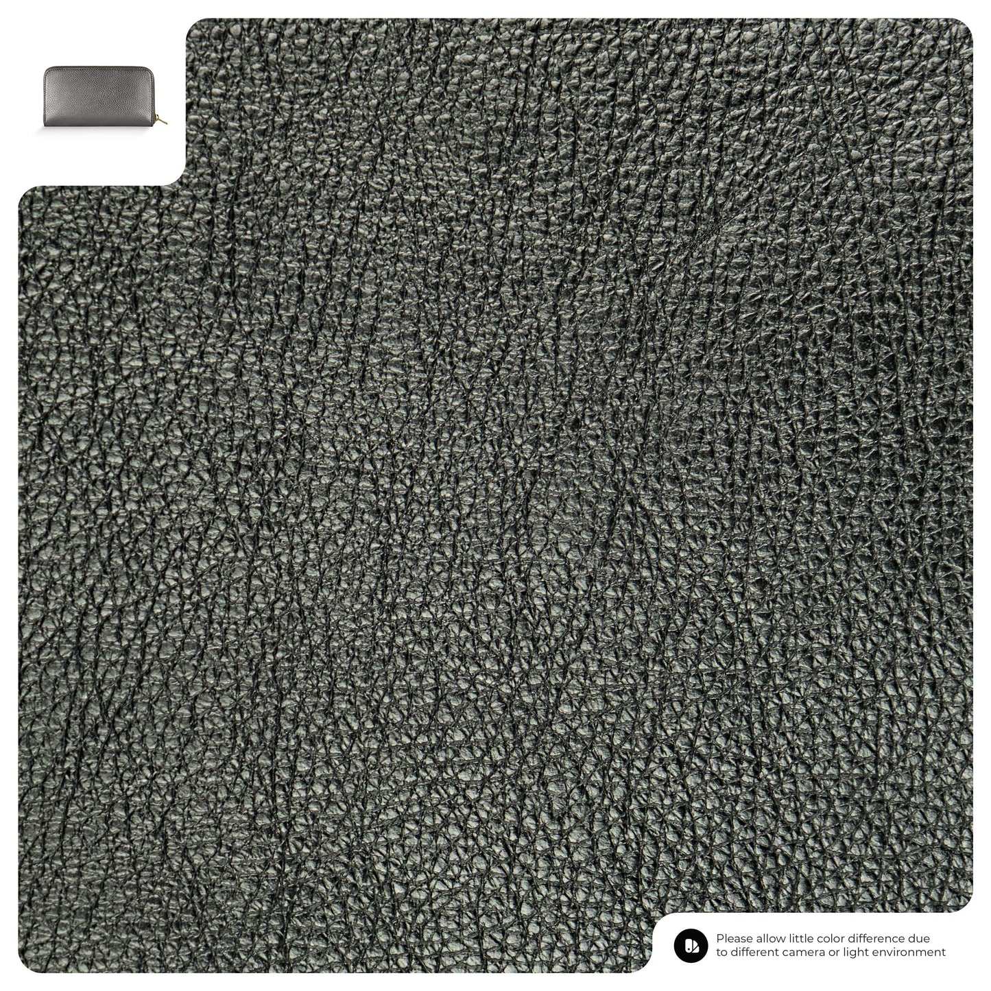Italian Genuine Metallic Calf Leather Wallet 651088