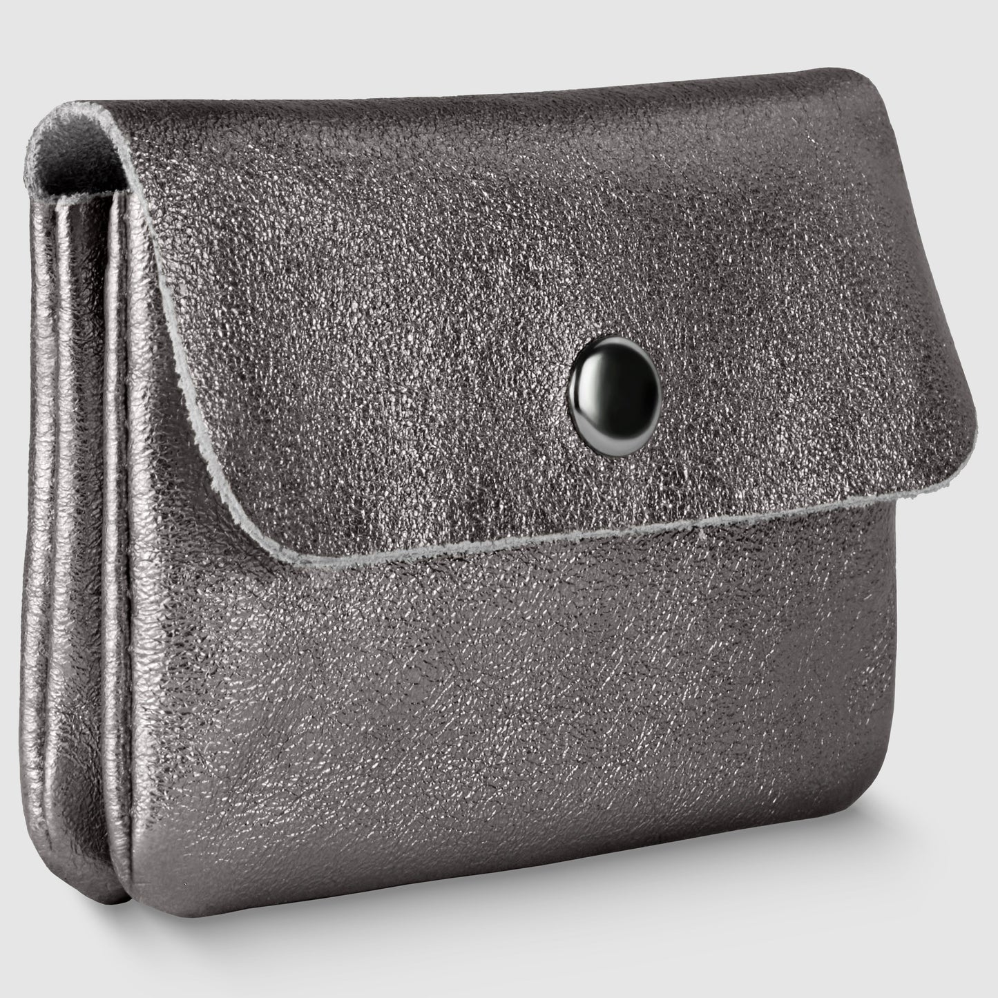 Italian Genuine Metallic Suede Wallet 000350