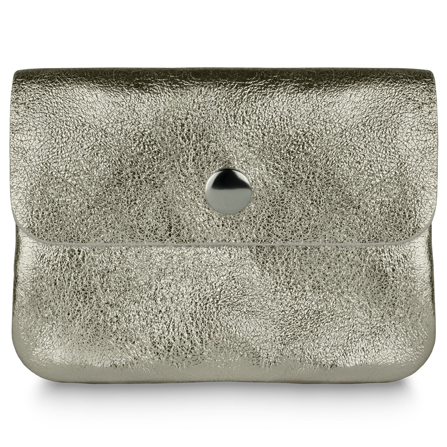 Italian Genuine Metallic Suede Wallet 000350