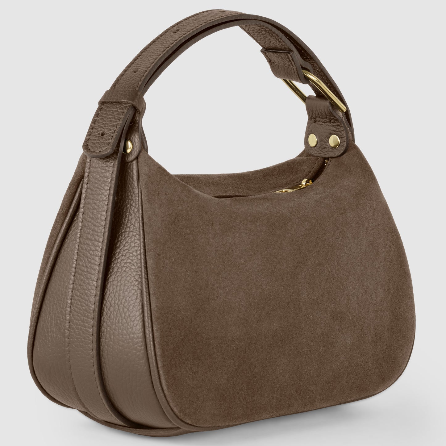 Italian Genuine Suede Crossbody Bag 242265