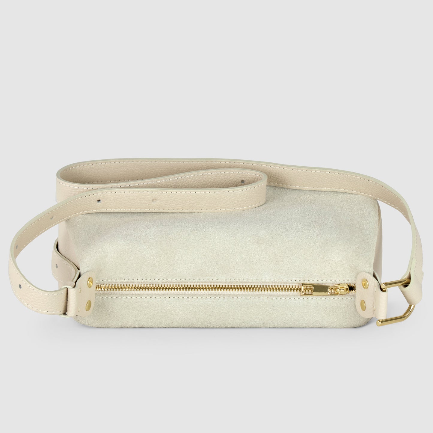 Italian Genuine Suede Crossbody Bag 242265