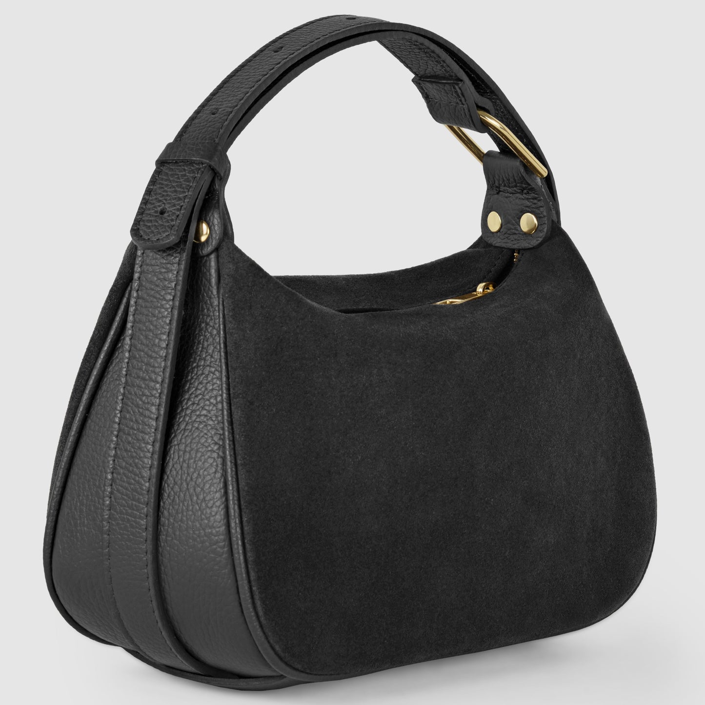 Italian Genuine Suede Crossbody Bag 242265