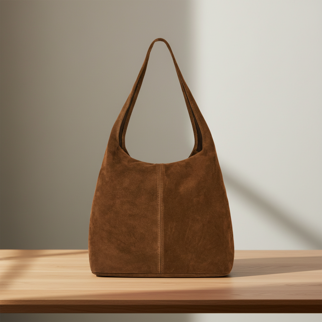 Italian Genuine Suede Hobo Bag 011943