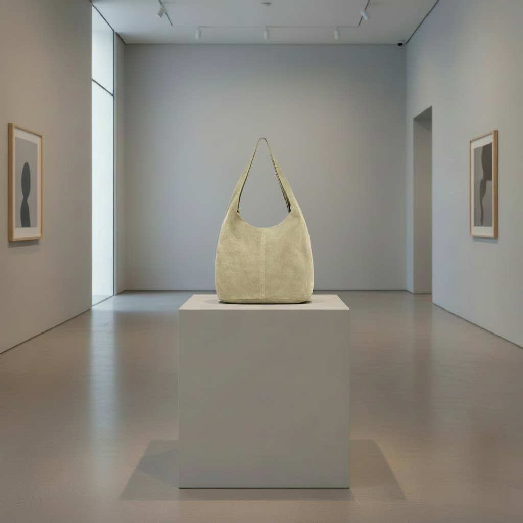 Italian Genuine Suede Hobo Bag 011943