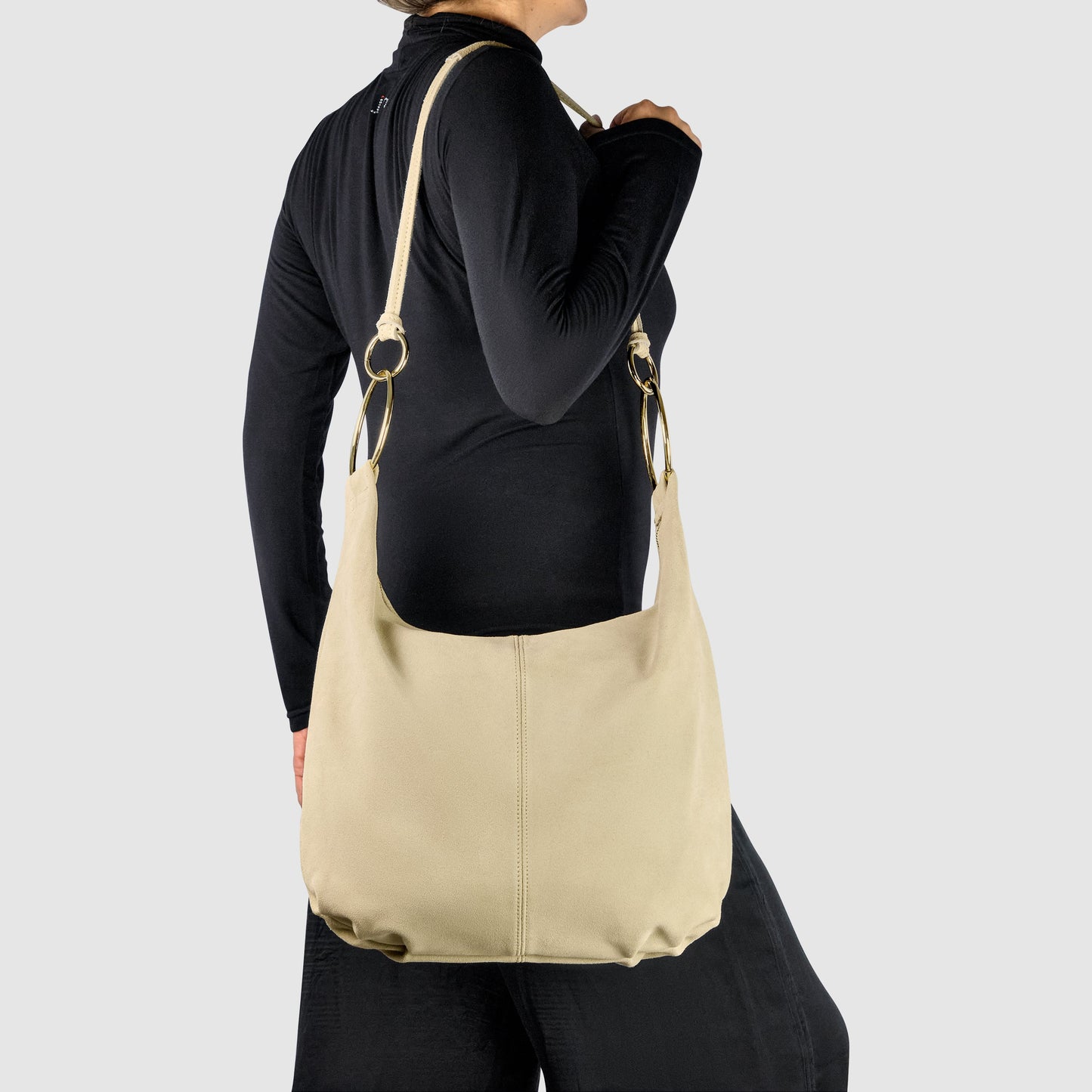 Italian Genuine Suede Hobo Bag 272510
