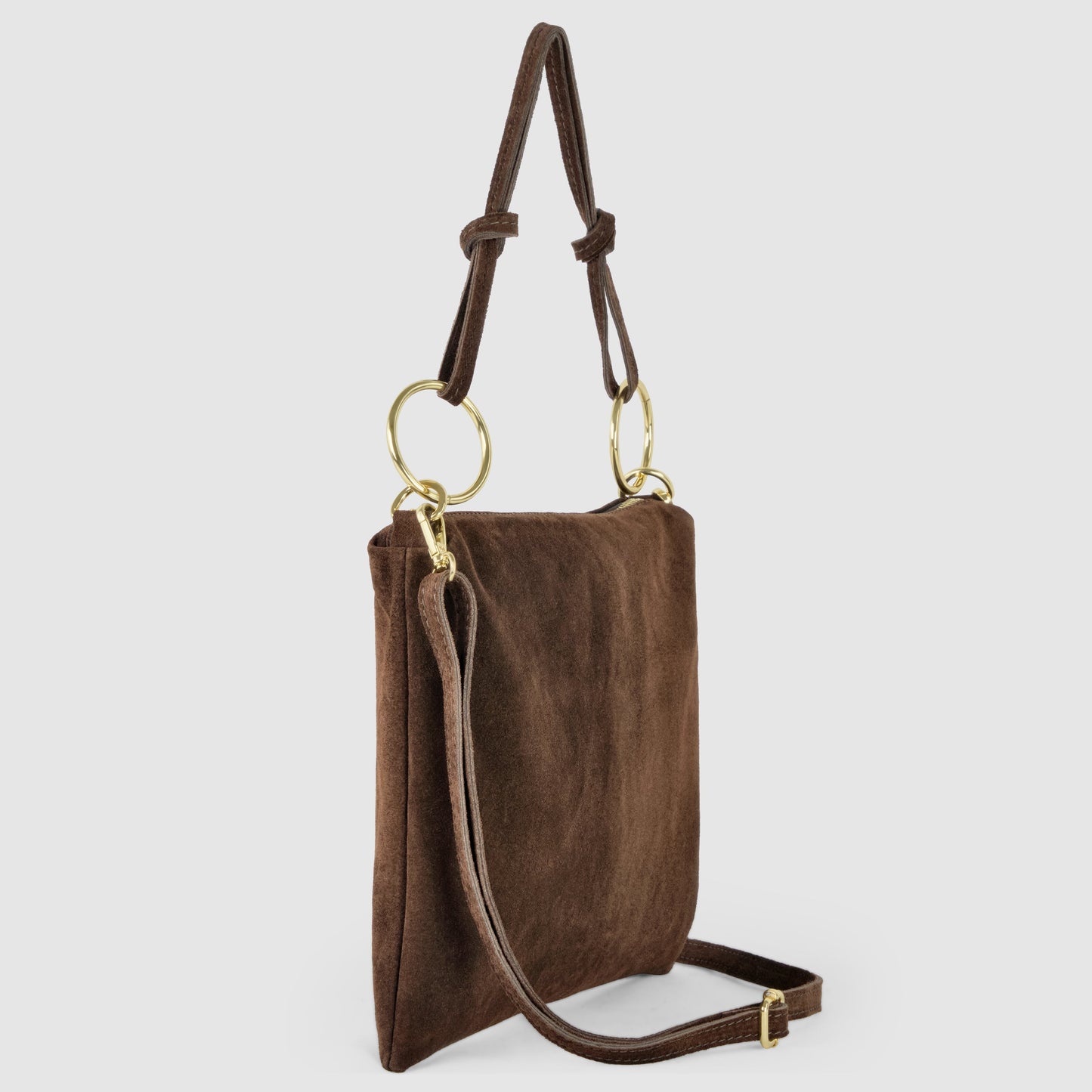 Italian Genuine Suede Shoulder Bag 171551