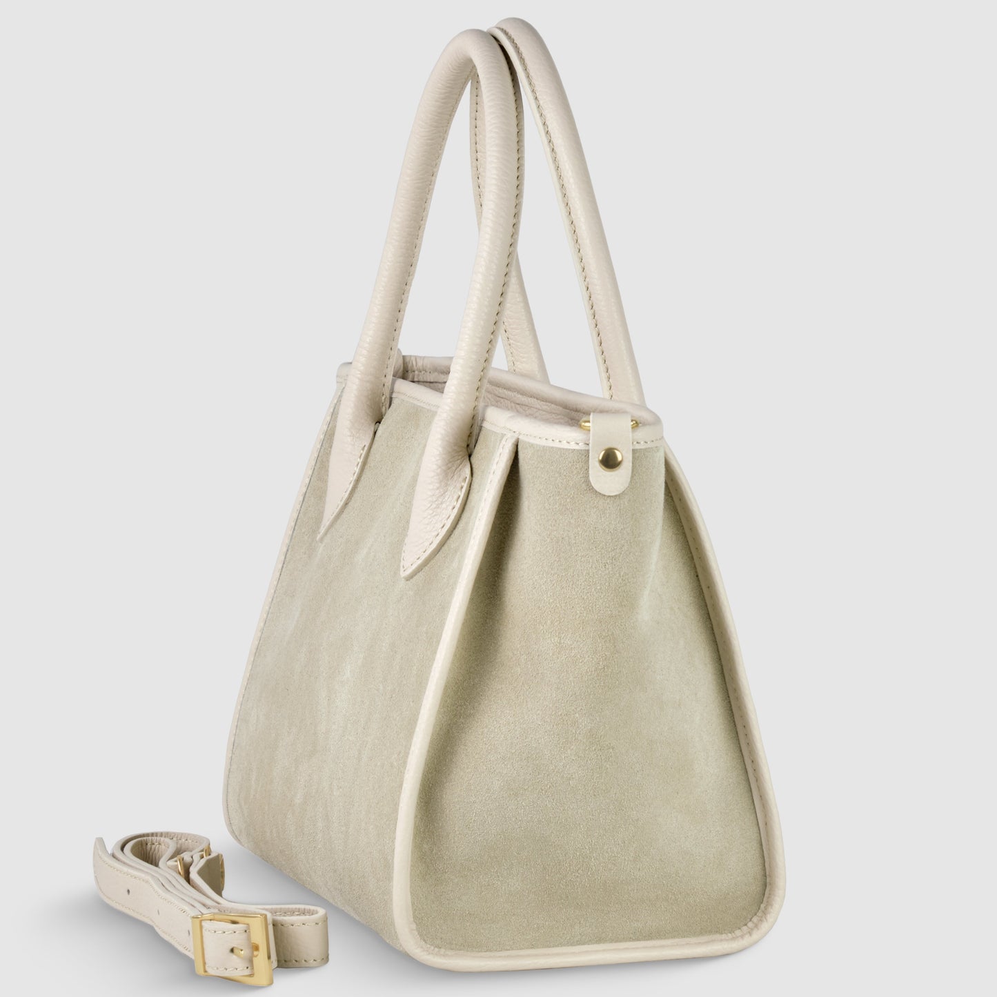 Italian Genuine Suede Top-Handle Bag 292711