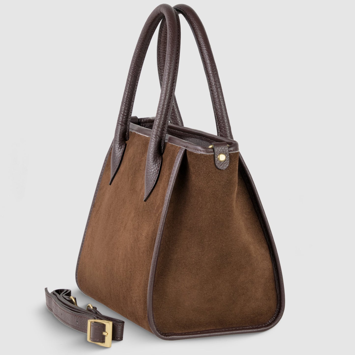 Italian Genuine Suede Top-Handle Bag 292711