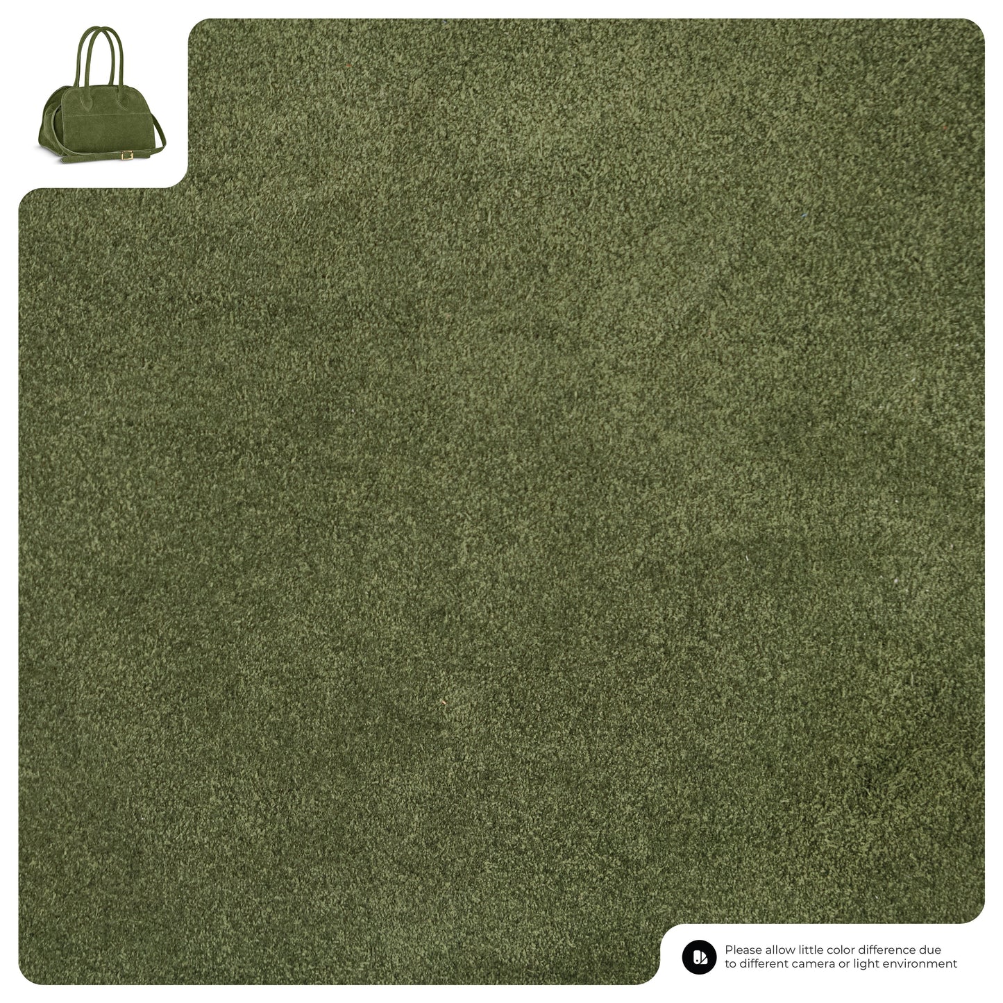 Italian Genuine Suede Top-Handle Bag 302811