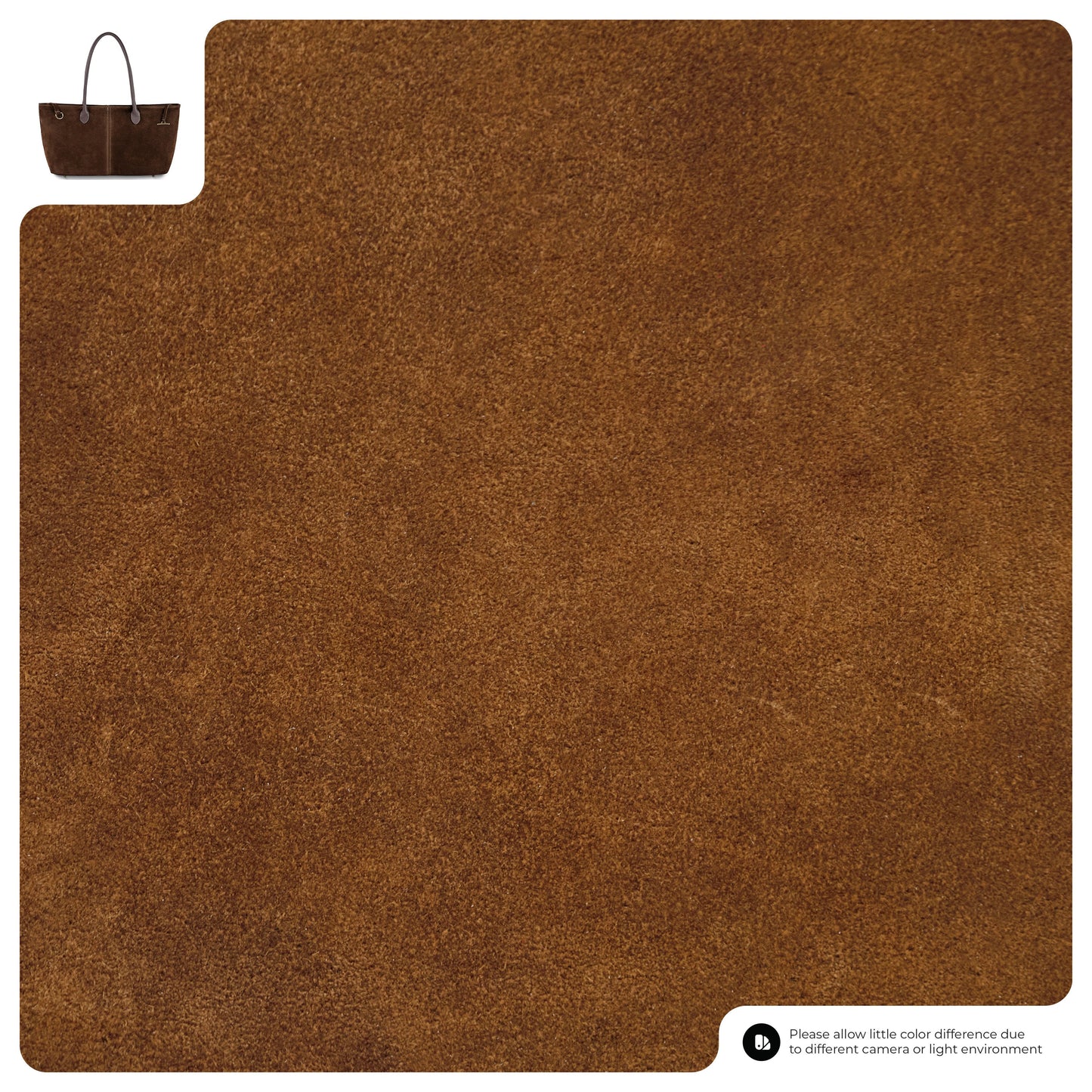 Italian Genuine Suede Tote Bag 242235