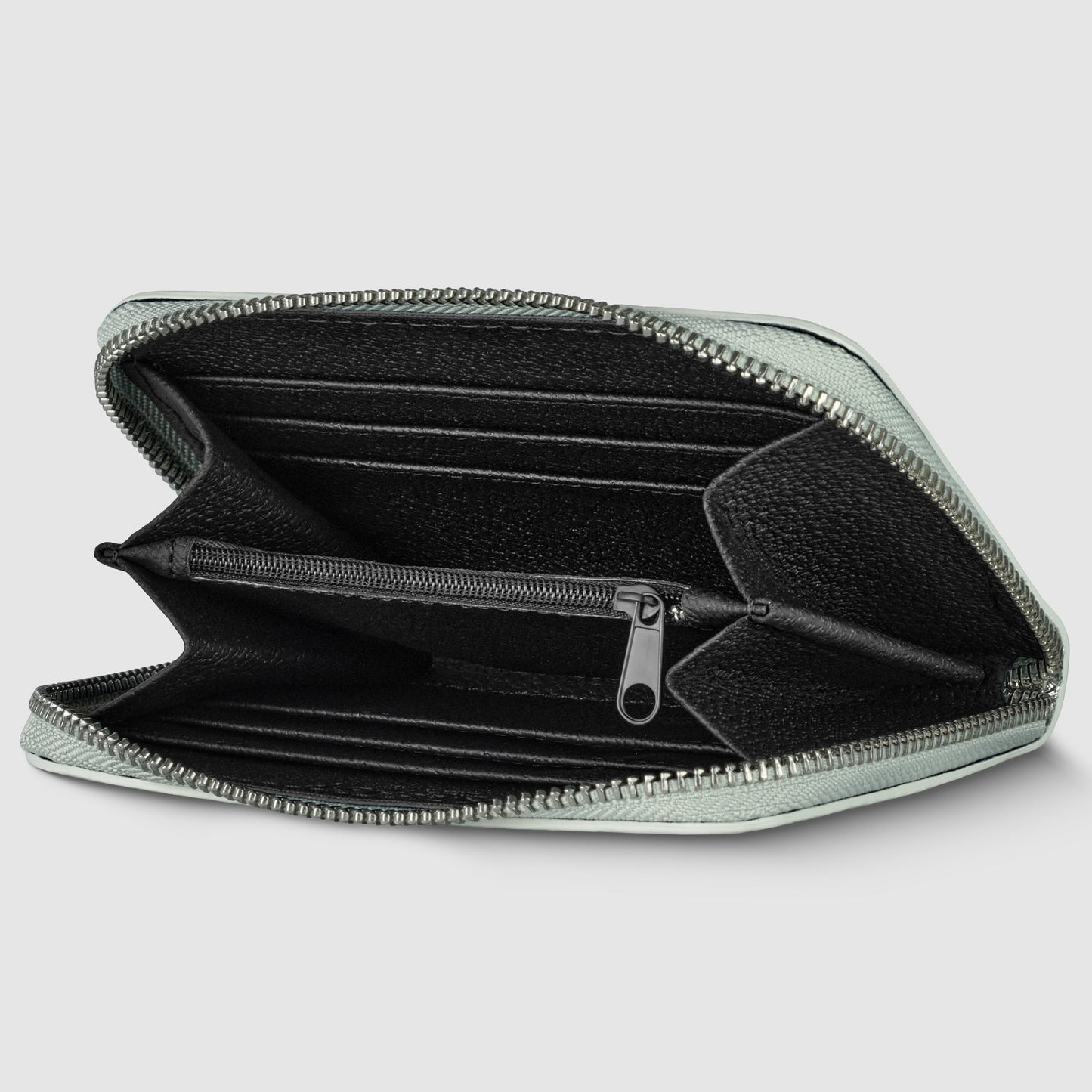 Italian Genuine Weave Metallic Suede Wallet 650988