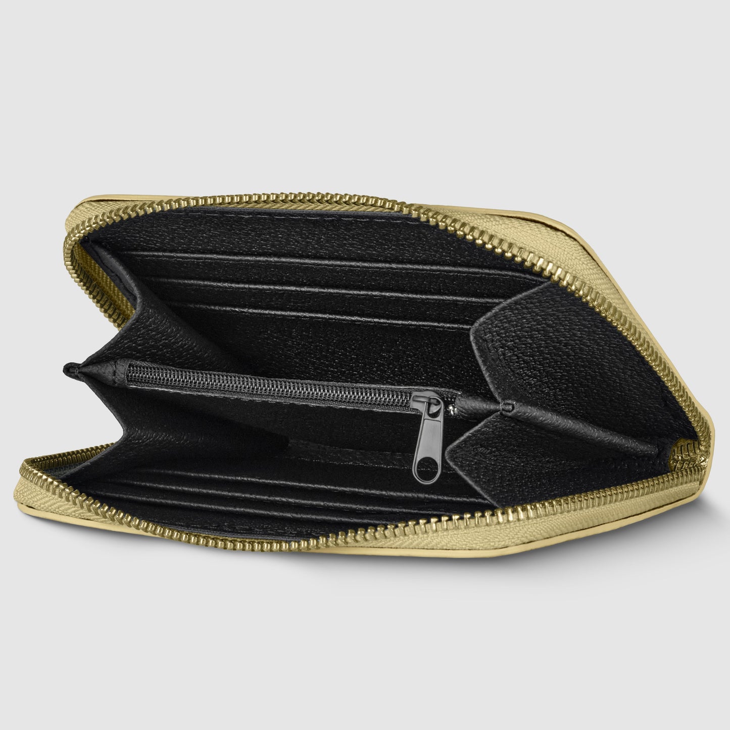 Italian Genuine Weave Metallic Suede Wallet 650988
