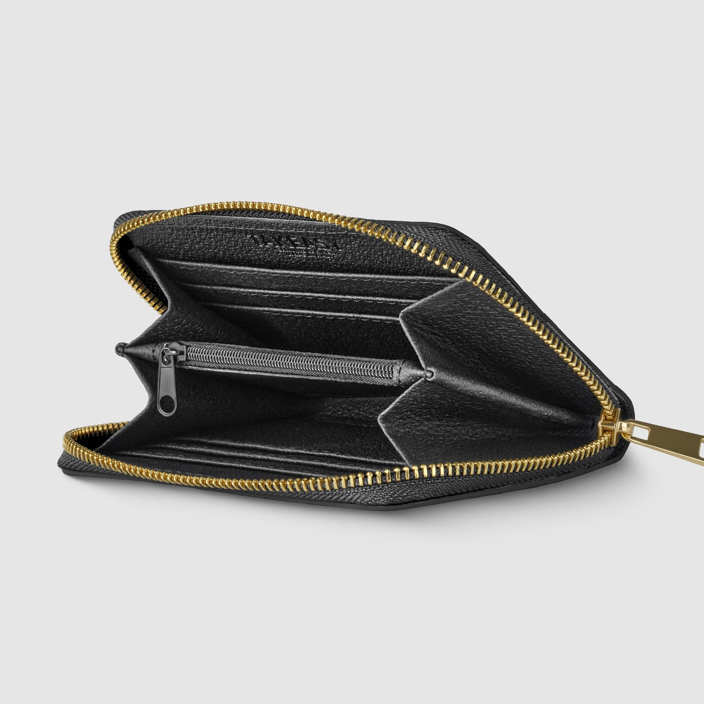 Italian Genuine Weave Metallic Suede Wallet 650988