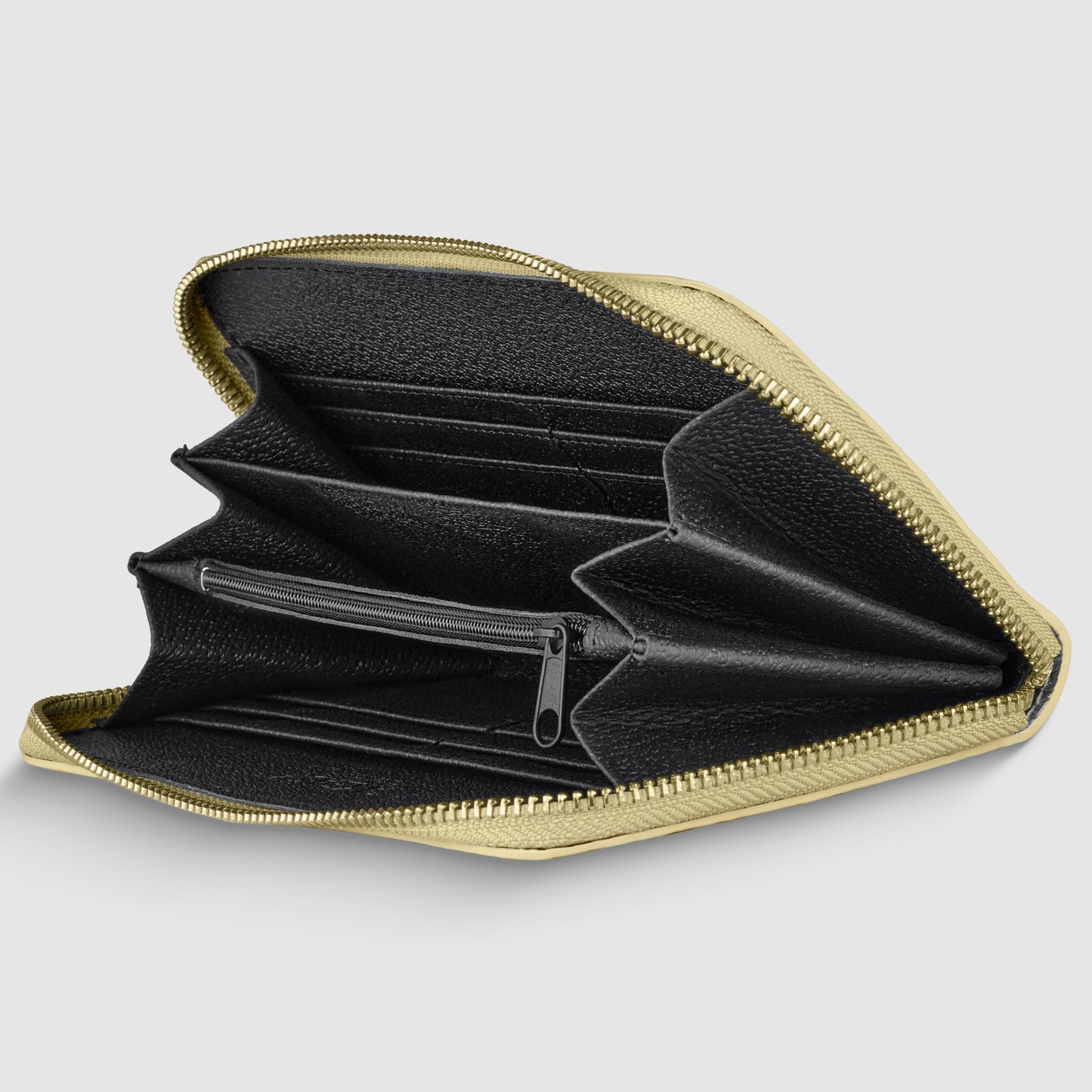 Italian Genuine Weave Metallic Suede Wallet 651088