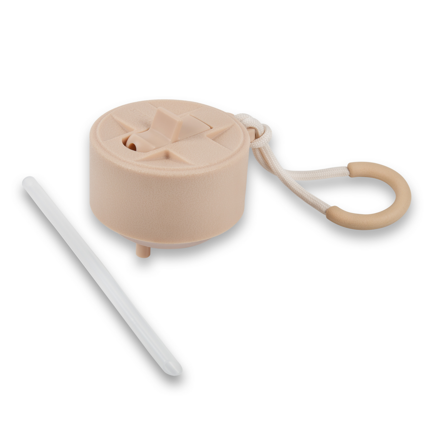 TAN STRAW LID