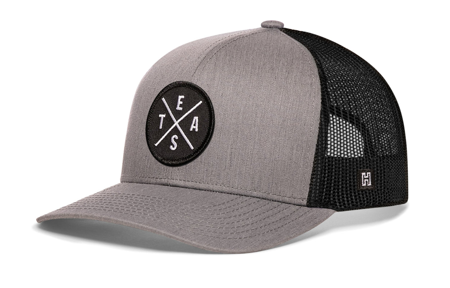 Texas Trucker Hat  |  Black Te(x)as X Snapback