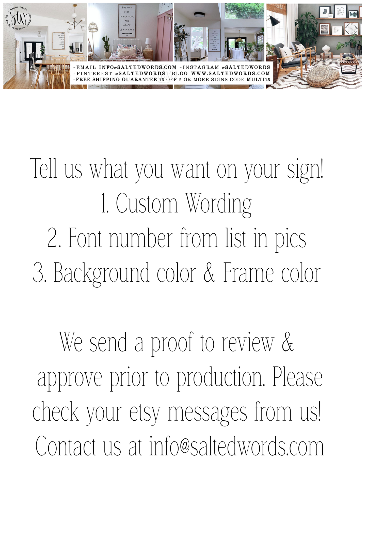 Personalized signs for home / Create Your Own Custom Sign