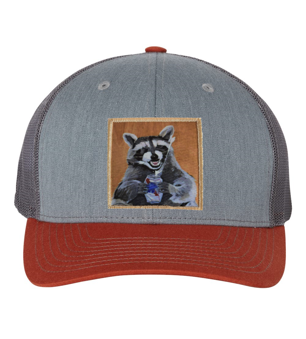 Grey/Terracotta Trucker