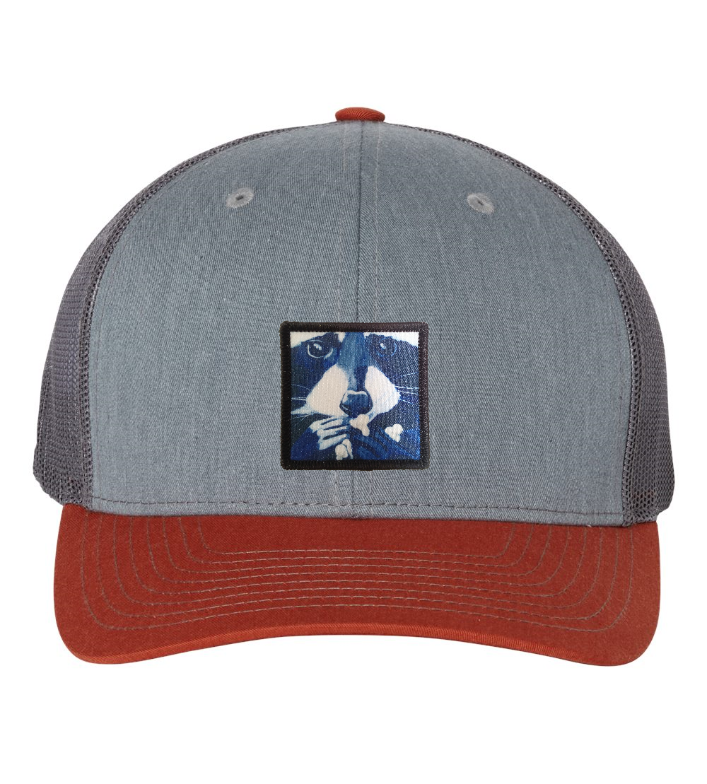Grey/Terracotta Trucker