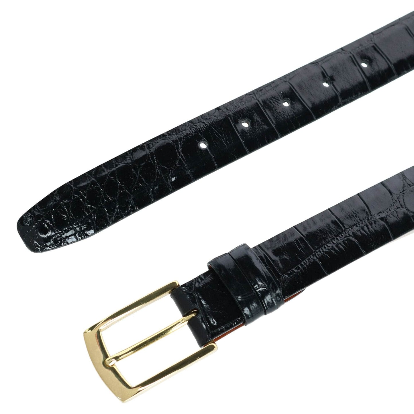 Genuine Alligator Belt (Two Buckle Set)