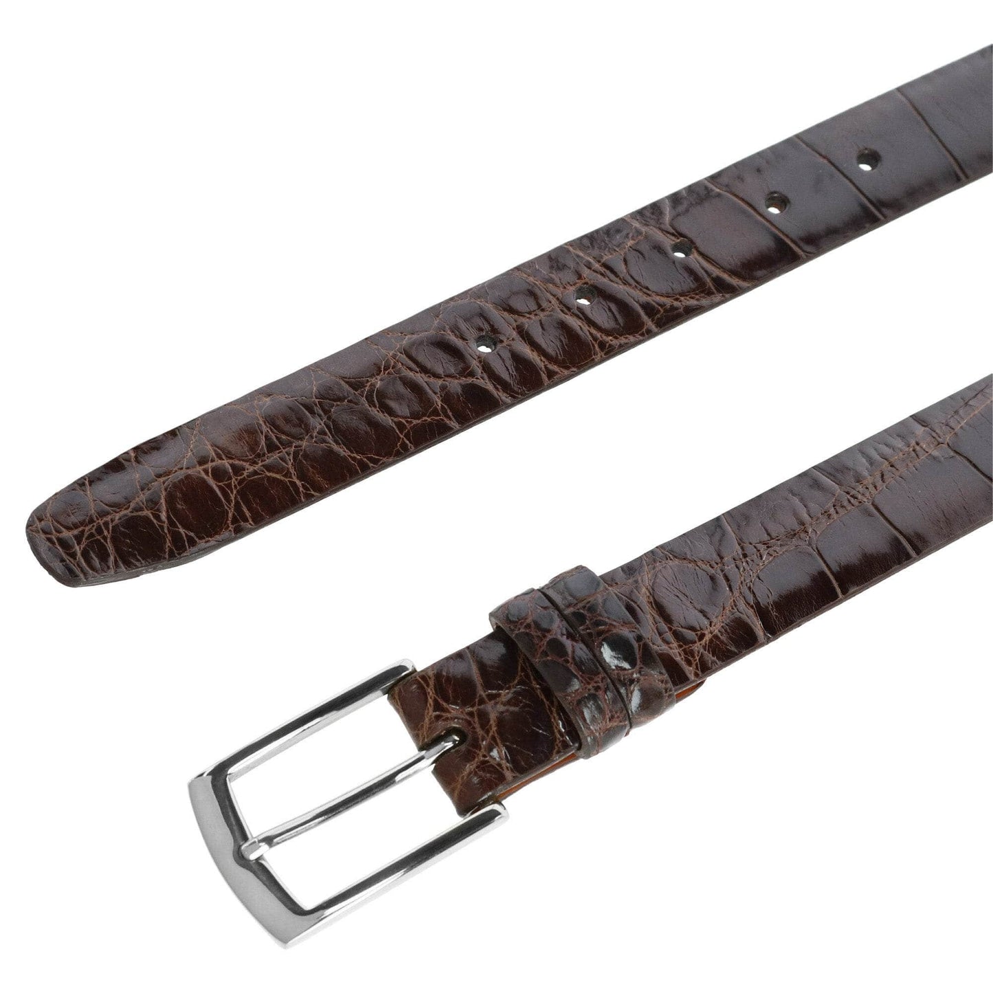 Genuine Alligator Belt (Two Buckle Set)