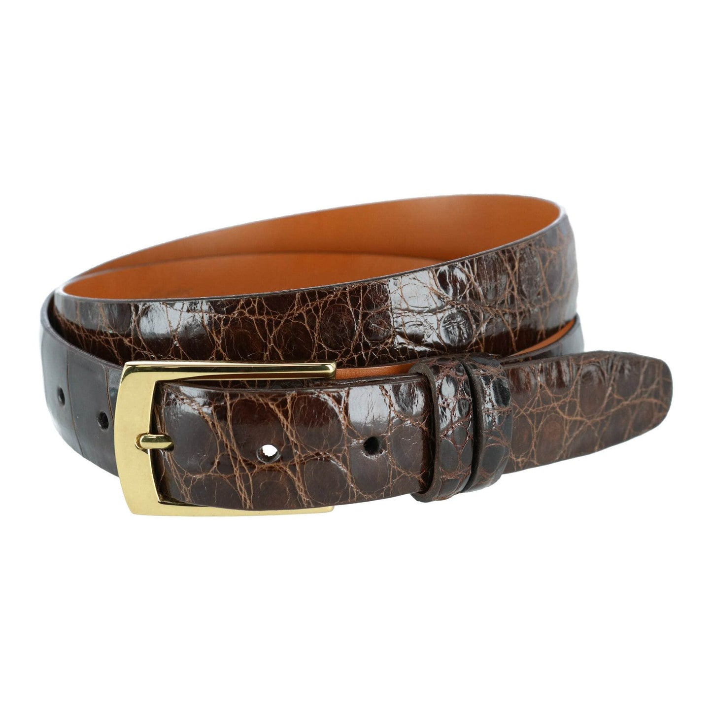 Genuine Alligator Belt (Two Buckle Set)