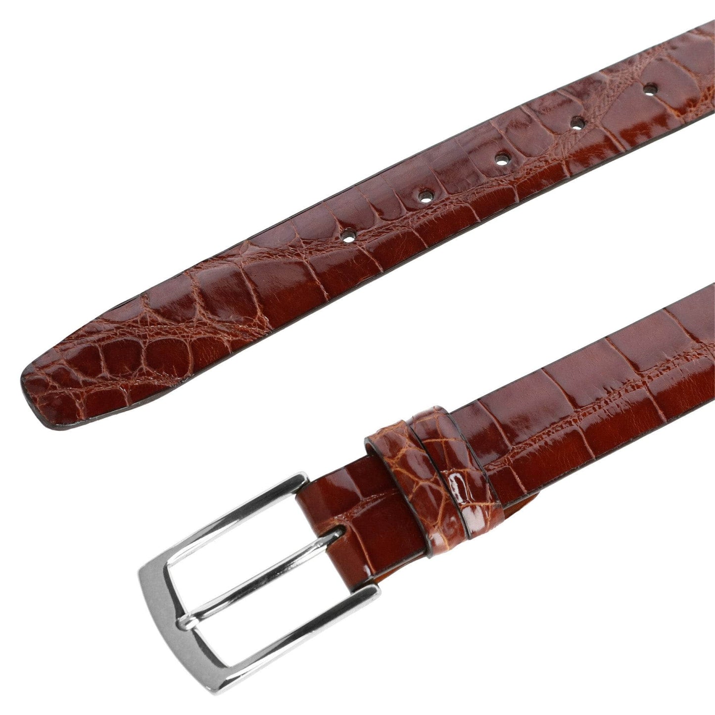 Genuine Alligator Belt (Two Buckle Set)