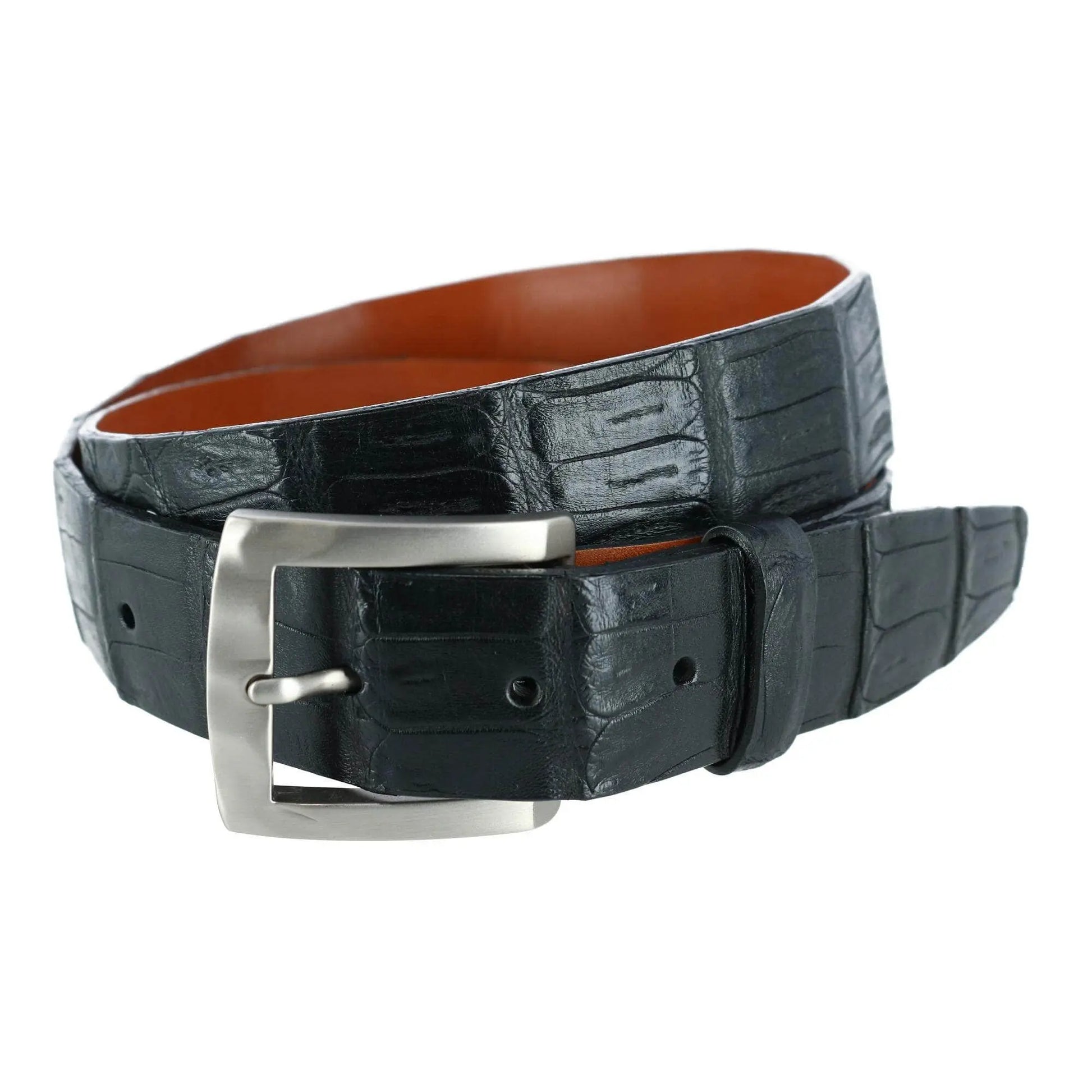 Windham 35mm Genuine Matte Crocodile Tail Belt Trafalgar Store