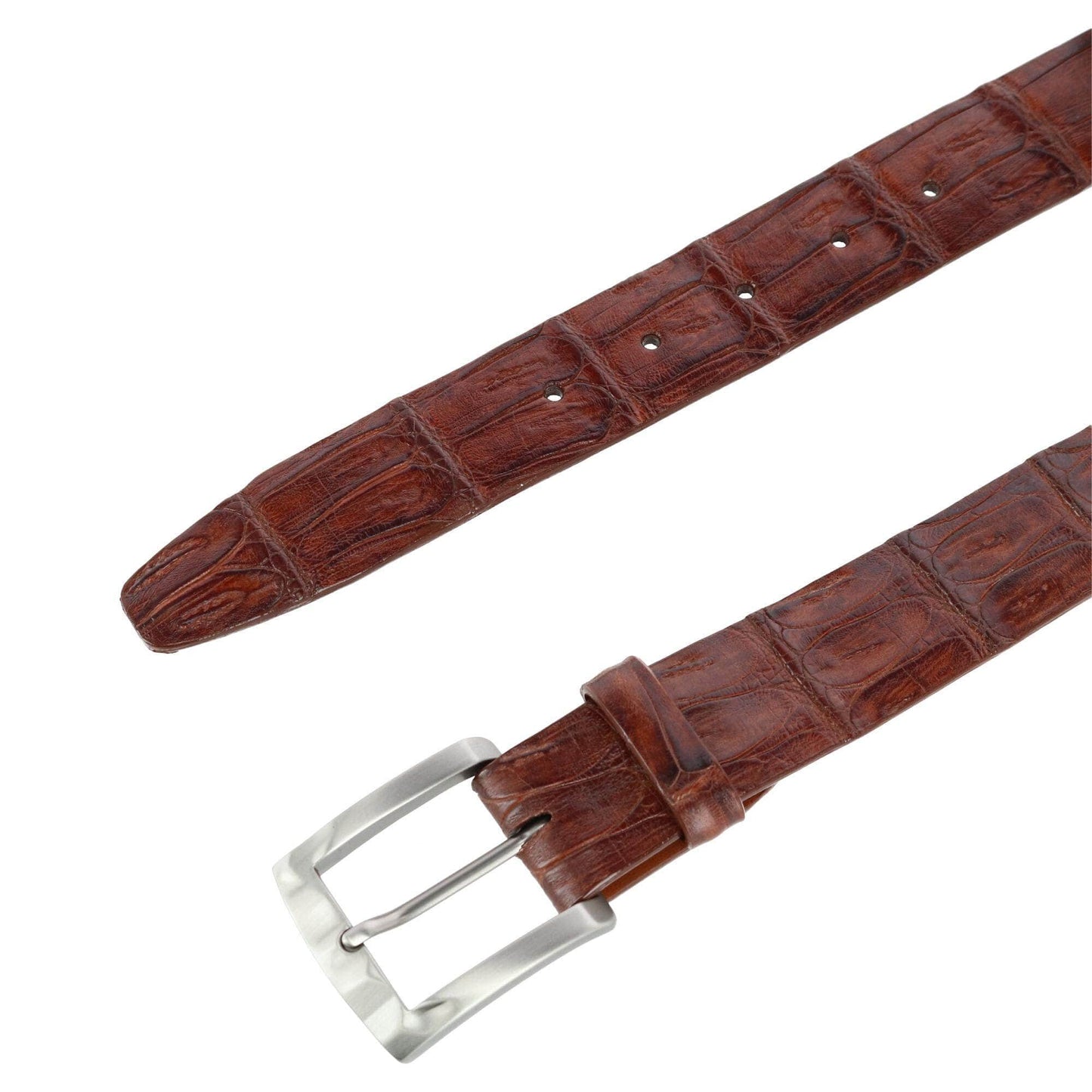 Windham 35mm Genuine Matte Crocodile Tail Belt