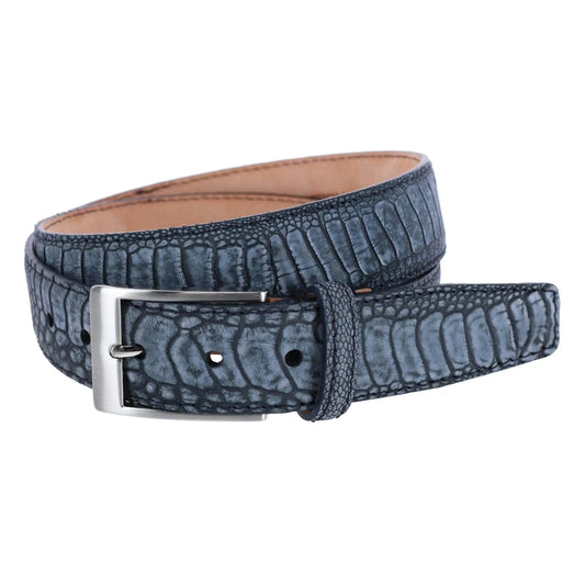 Genuine Suede Ostrich 35mm Belt Trafalgar Store