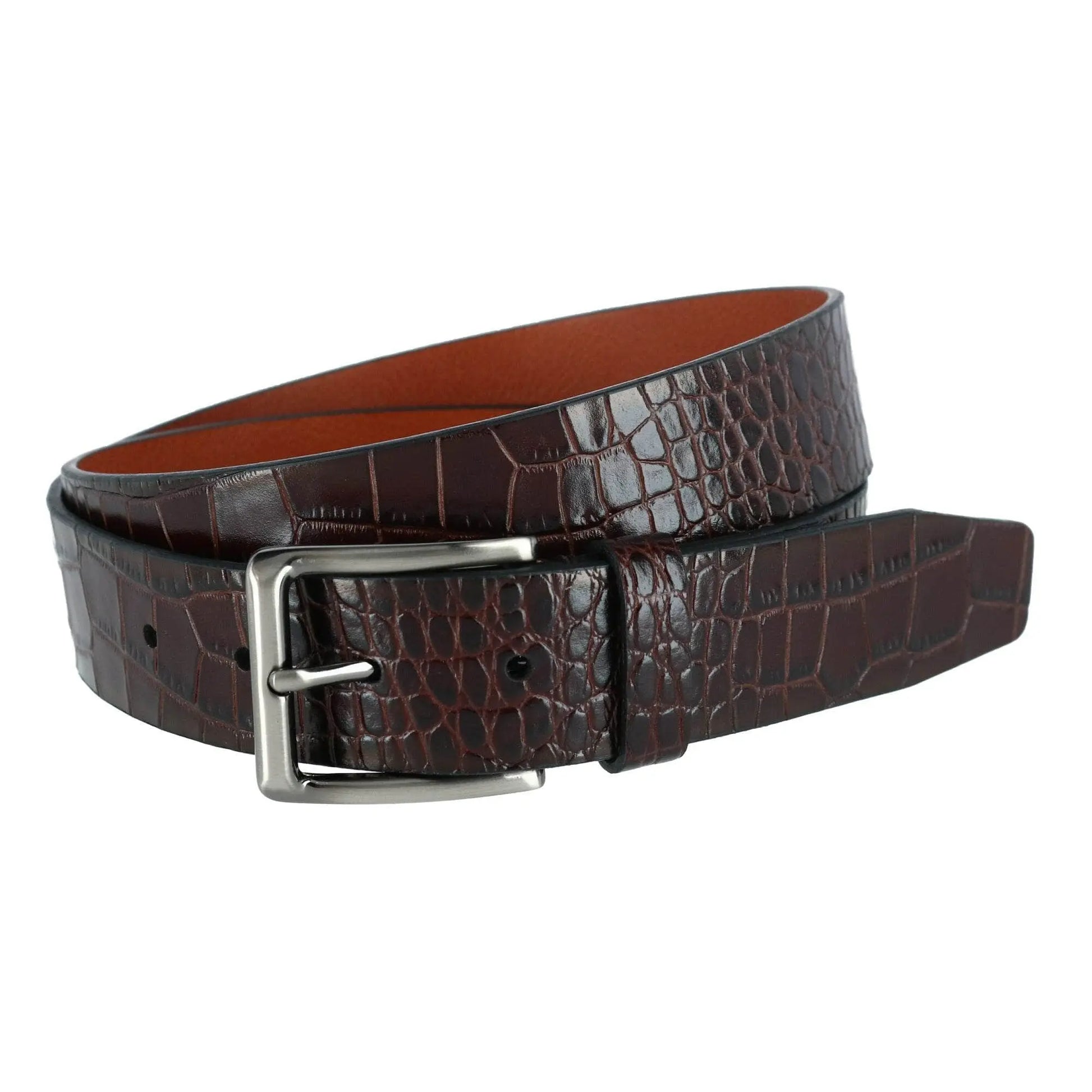 Matisse 35mm Mock Croc Leather Belt Trafalgar Store