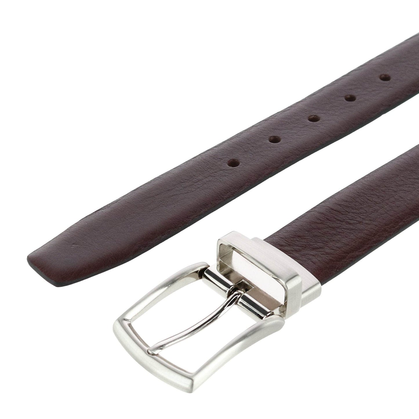 Filippo 35mm Reversible Italian Pebble Leather Belt