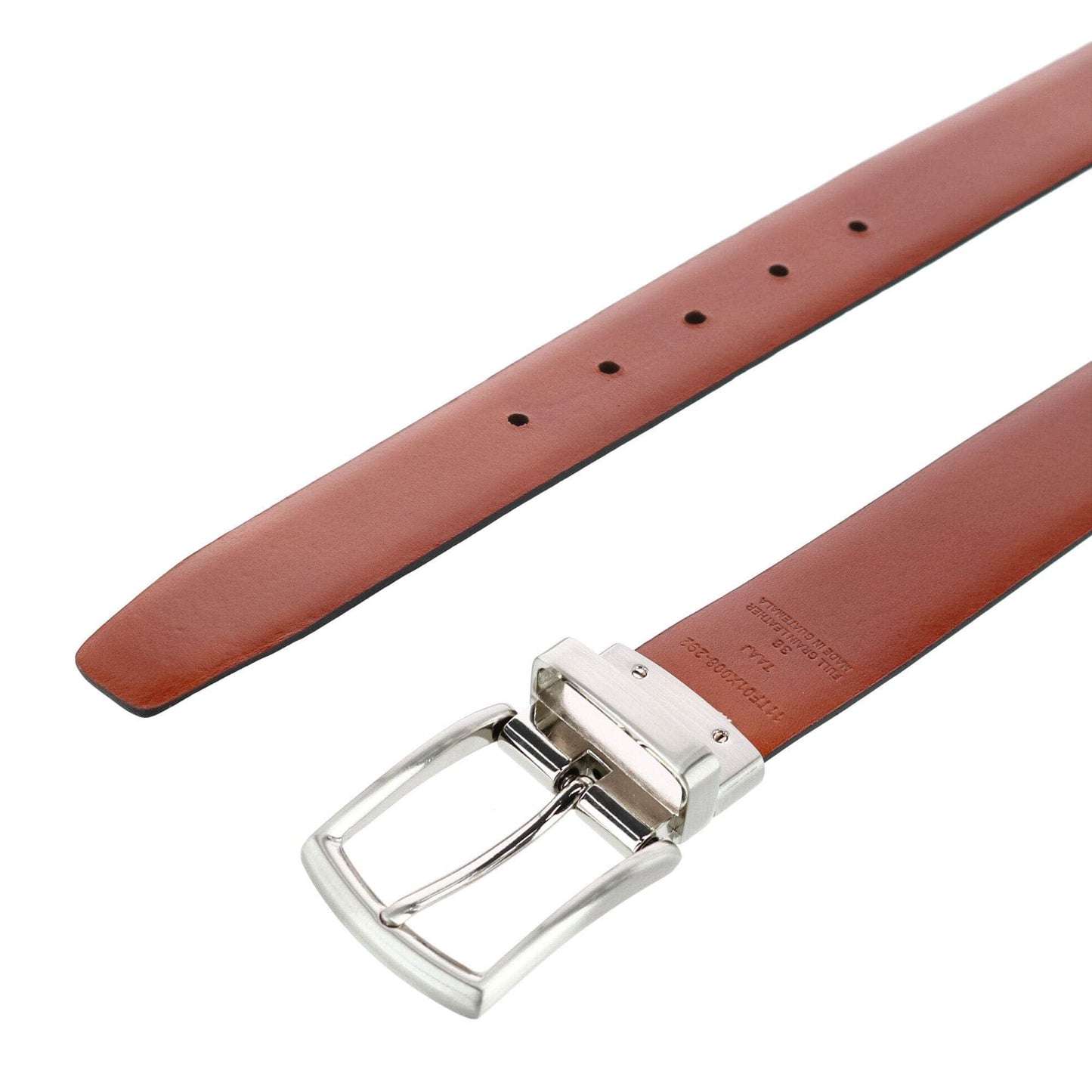 Filippo 35mm Reversible Italian Pebble Leather Belt