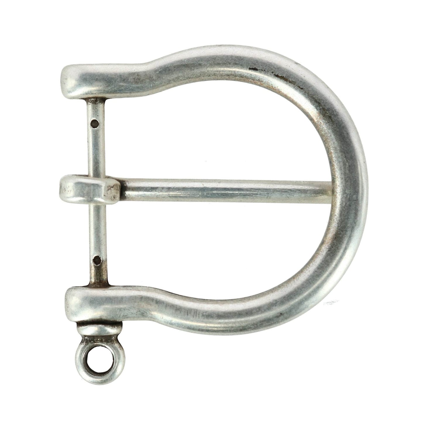 35mm Distinguished Rounded Solid Brass Harness Belt Buckle