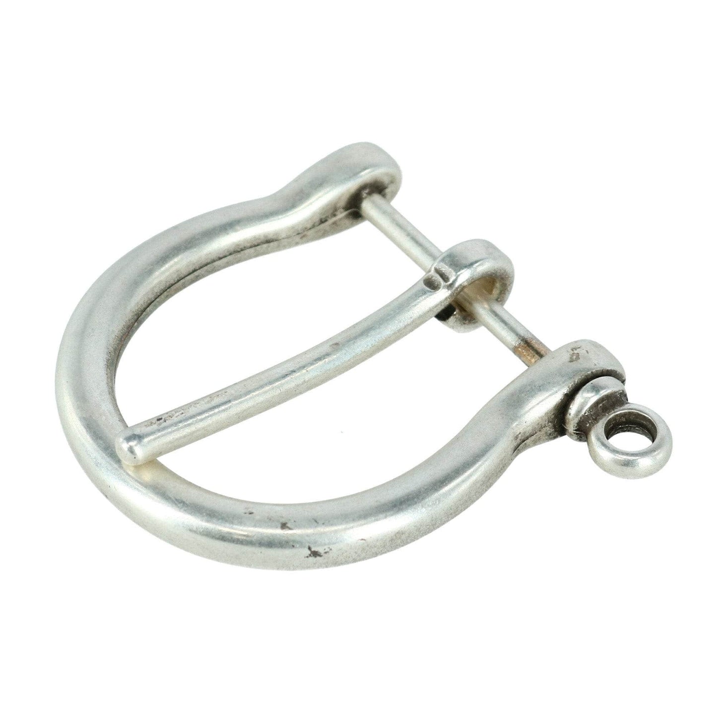 35mm Distinguished Rounded Solid Brass Harness Belt Buckle