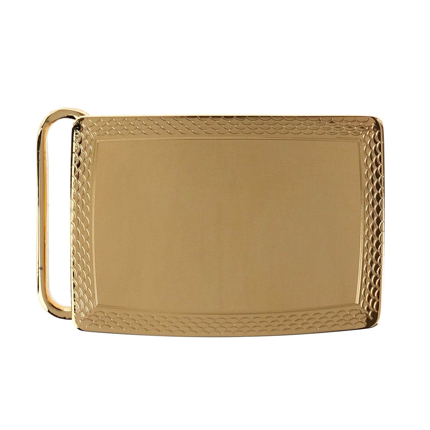 30mm Scallop Edge Compression Belt Buckle