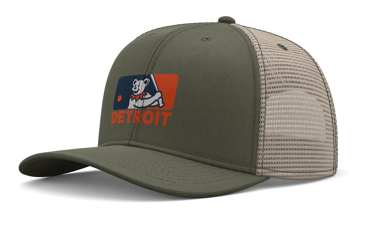 Detroit Tigers Original Dancing Bear MLB Grateful Dead Trucker Cap