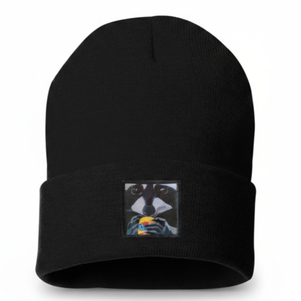The Snack Kid Raccoon Beanie