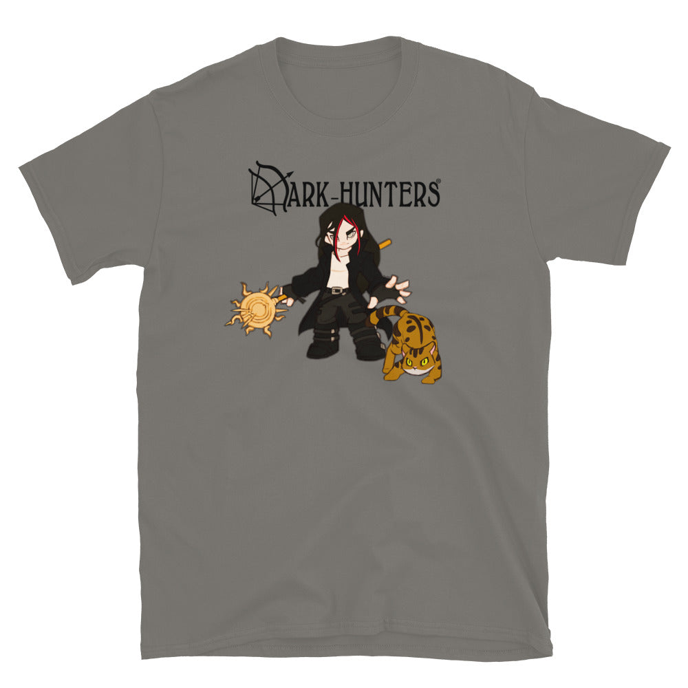Acheron Dark-Hunter Black Logo Short-Sleeve Unisex T-Shirt