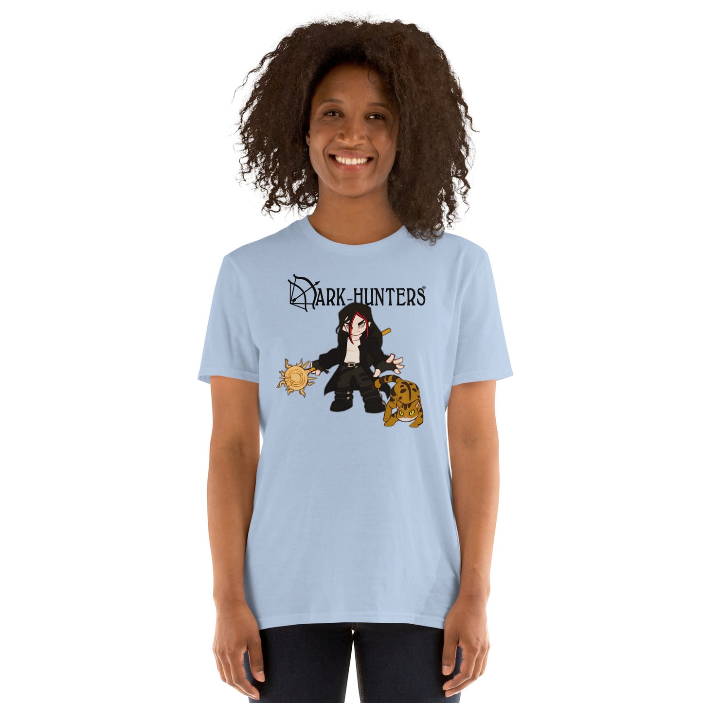 Acheron Dark-Hunter Black Logo Short-Sleeve Unisex T-Shirt