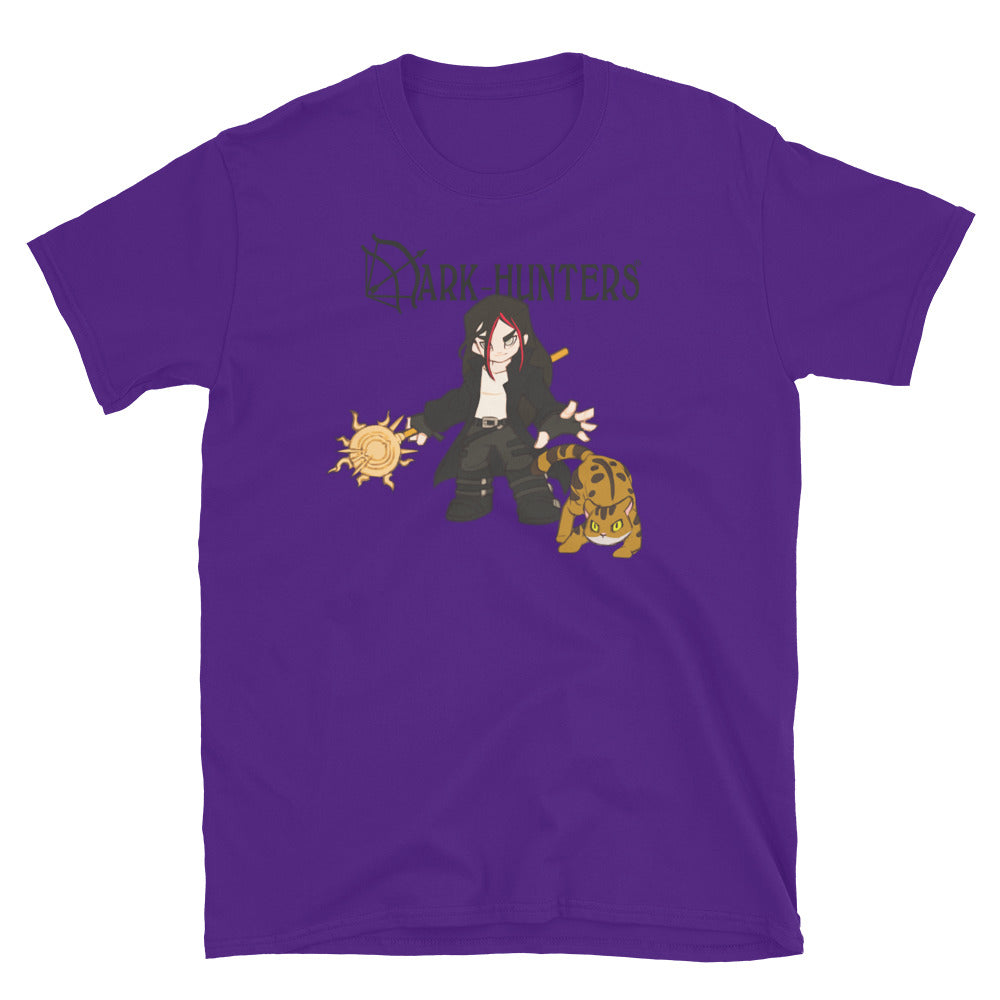 Acheron Dark-Hunter Black Logo Short-Sleeve Unisex T-Shirt