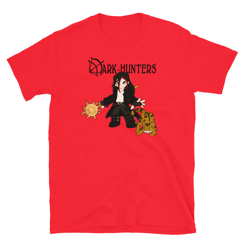 Acheron Dark-Hunter Black Logo Short-Sleeve Unisex T-Shirt