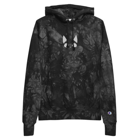 Amazed Cat Tie-Dye Hoodie