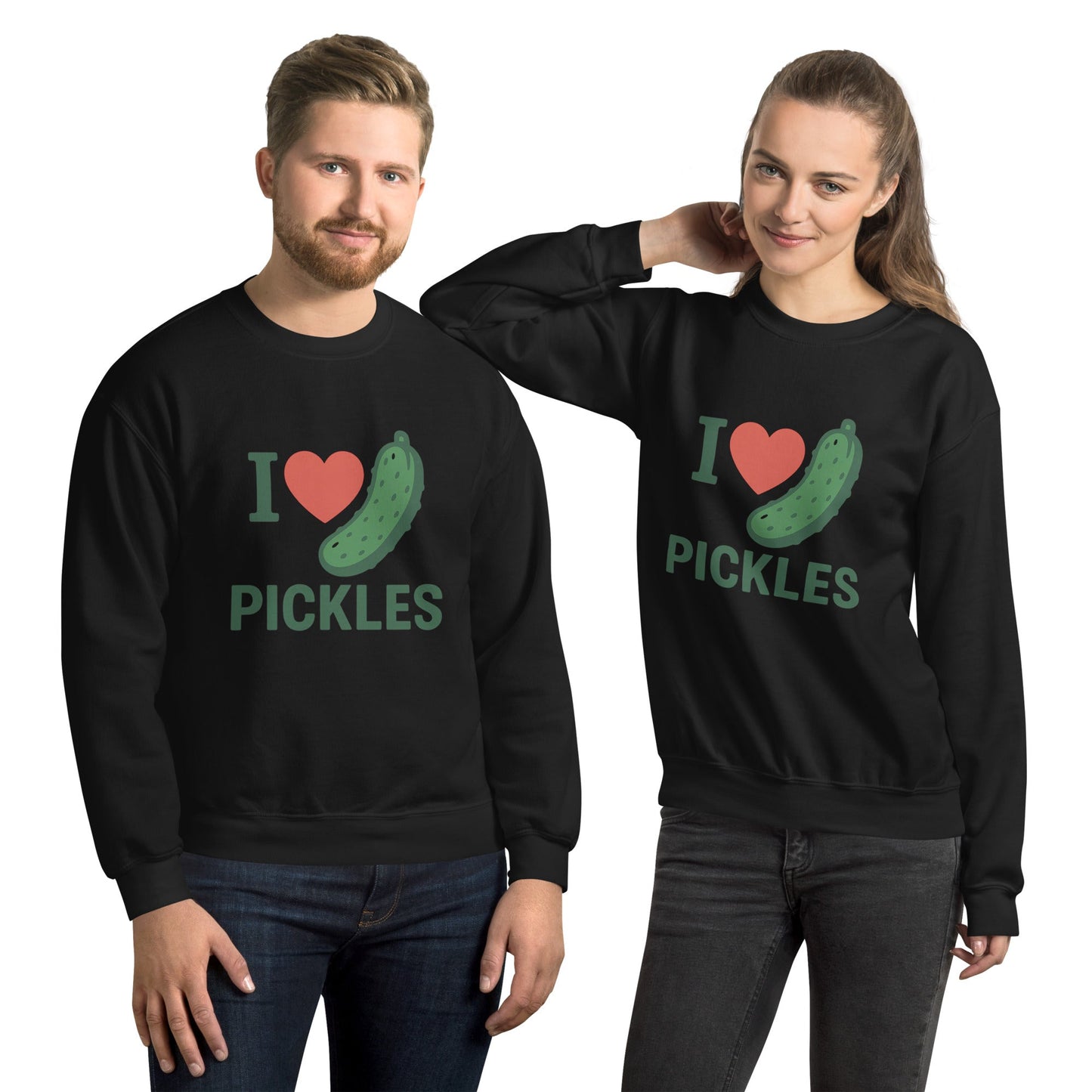 I Love Pickles Unisex Sweatshirt