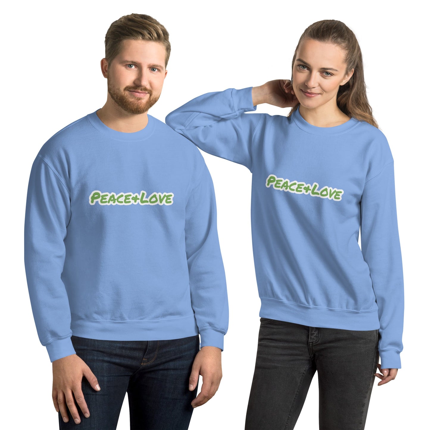 Peace + Love Unisex Sweatshirt