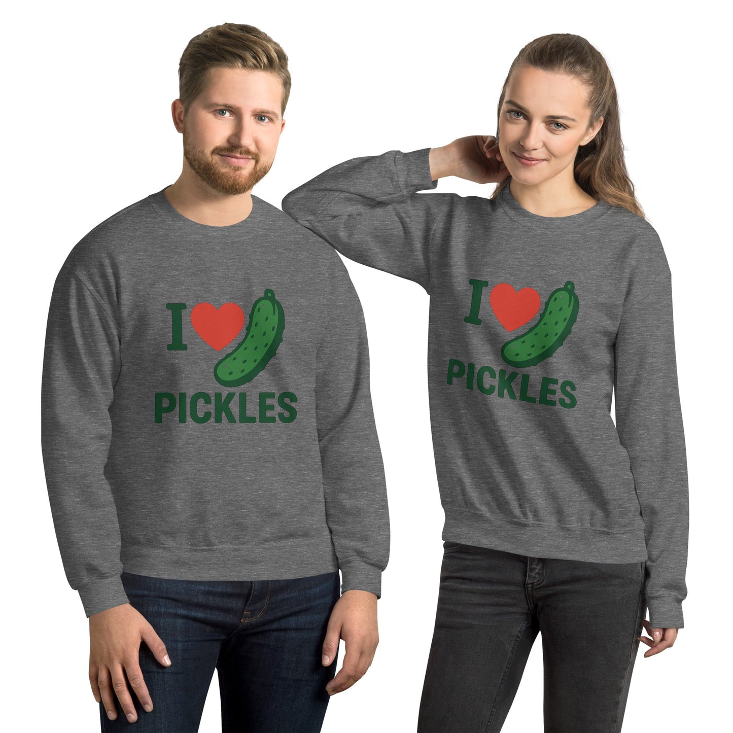 I Love Pickles Unisex Sweatshirt